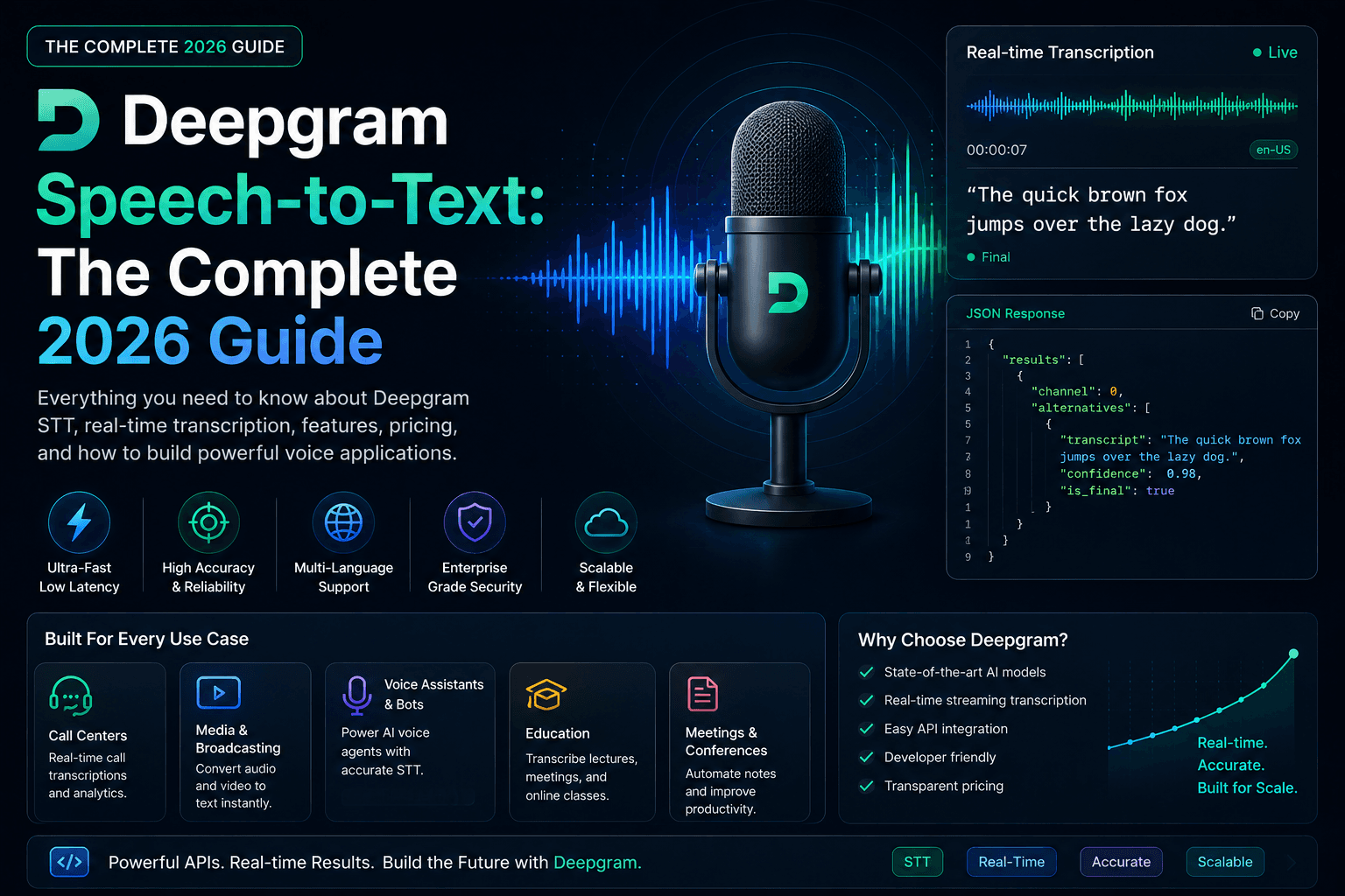 Deepgram Speech-to-Text: The Complete 2026 Guide