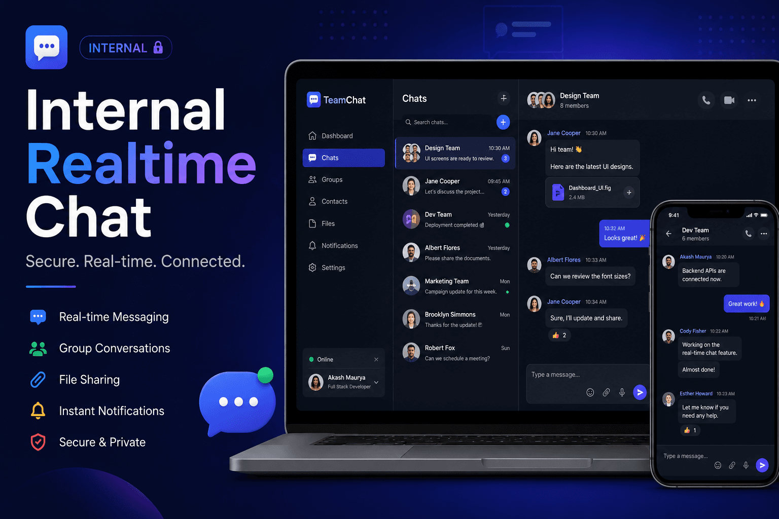 Internal Realtime Chat Application