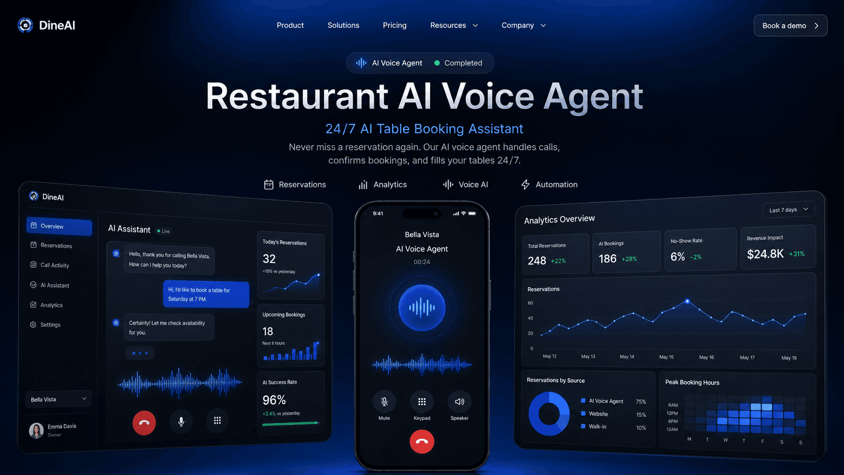 Restaurant AI Voice Agent